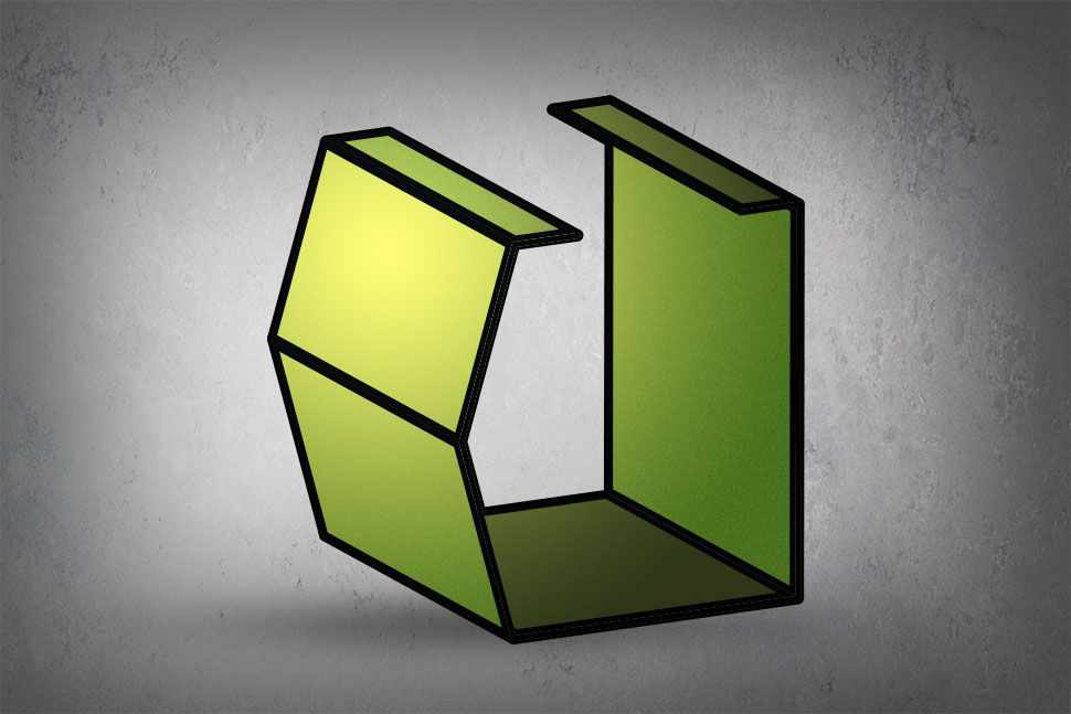 Sculpture Eave Gutter